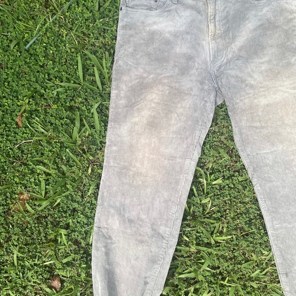 Beams Grey Designer Corduroy Pants  Size 36 Like New - Picture 3 of 7
